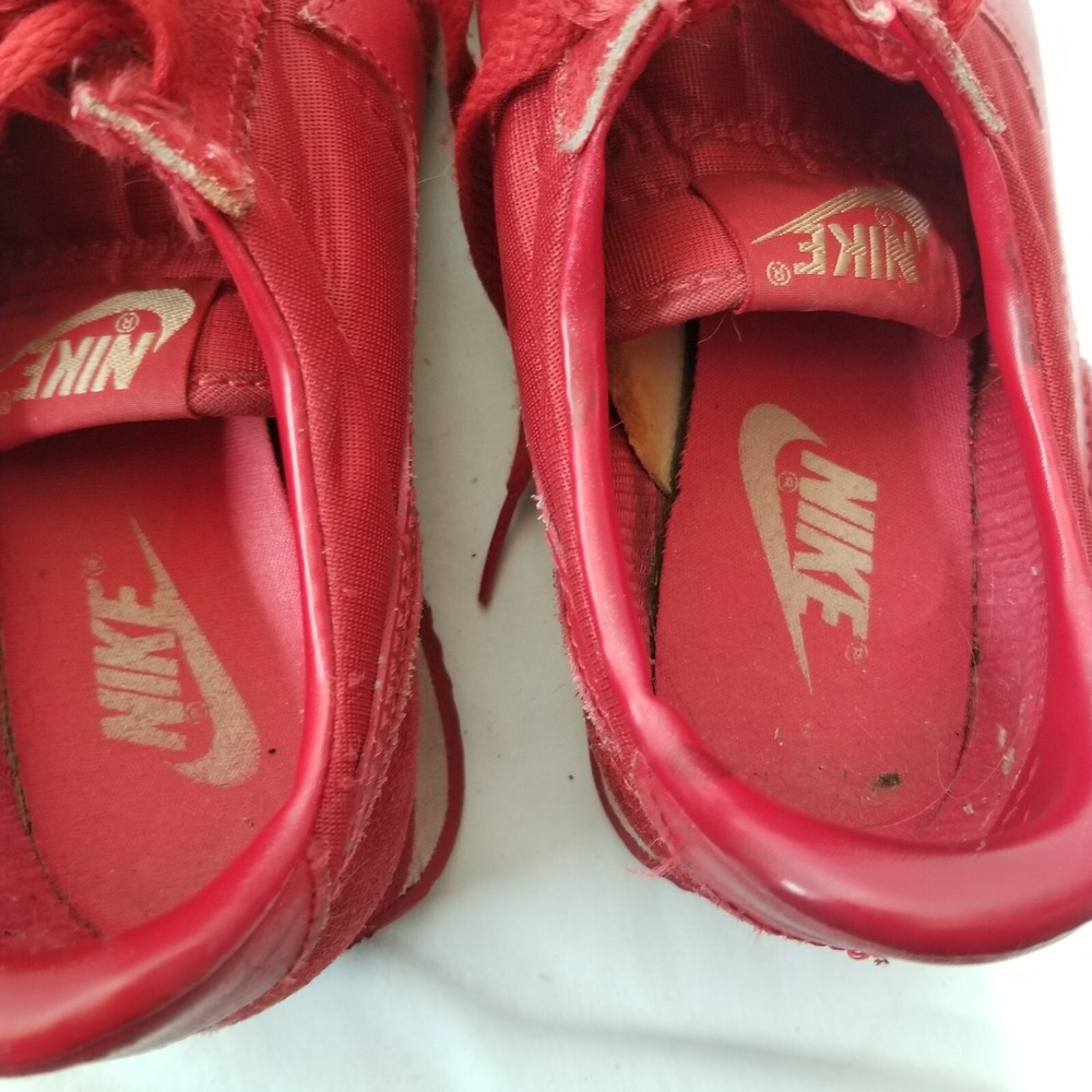 Vintage Nike Cortez Leather RED Suede Size 7.5 Republic Of Korea - Picture 11 of 16